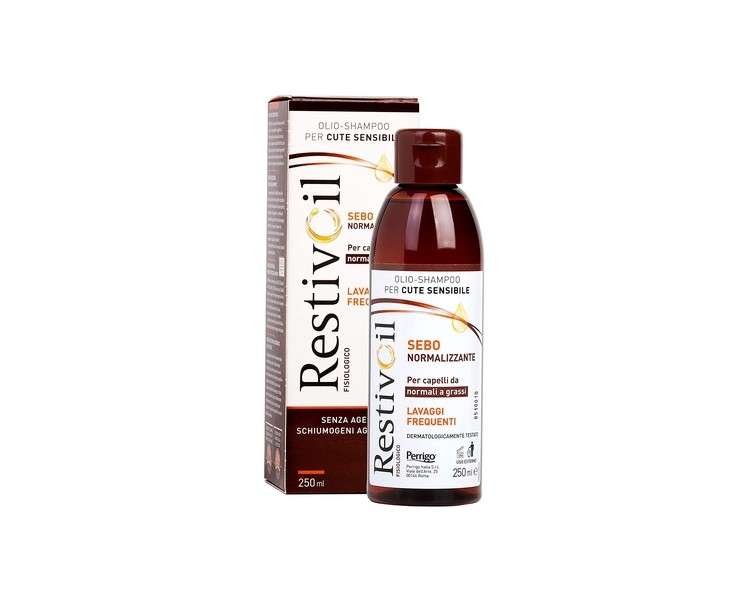 Restivoil Physiological Sebum-normalizing Oil Shampoo for Sensitive Skin and Normal to Oily Hair 250ml