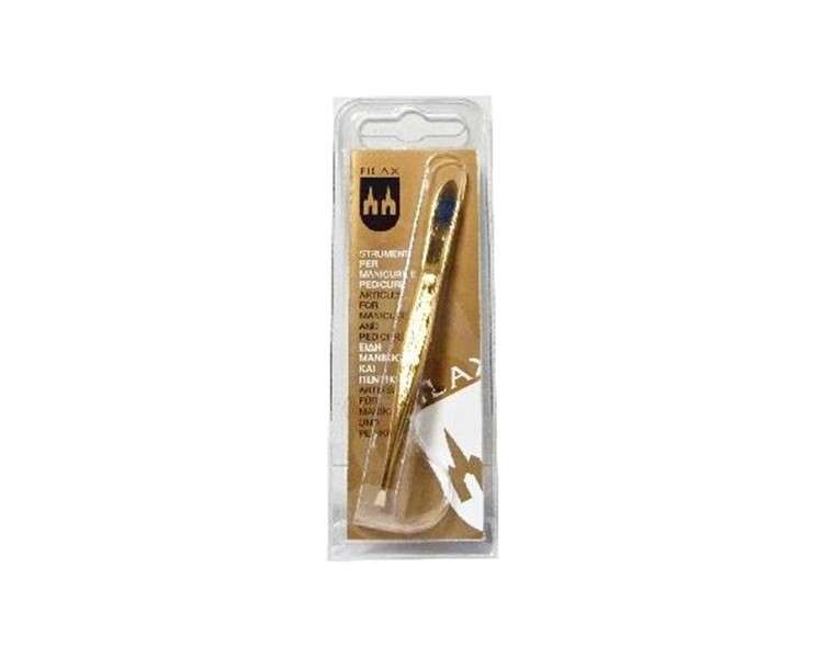 Filax Professional Gold Eyebrow Tweezers 9cm