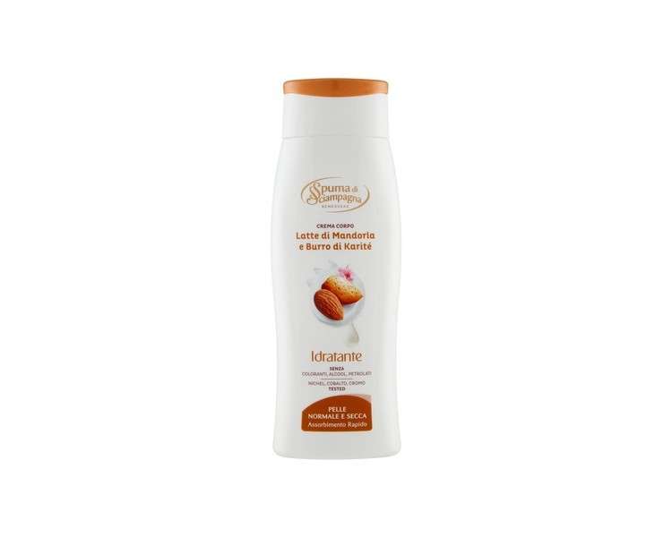 Almond and Karitè Moisturizing Fluid Body Cream 250ml
