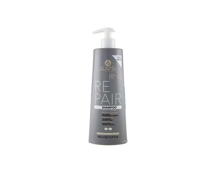 Alama Repair Restructuring Shampoo for Damaged and Frizzy Hair 500ml