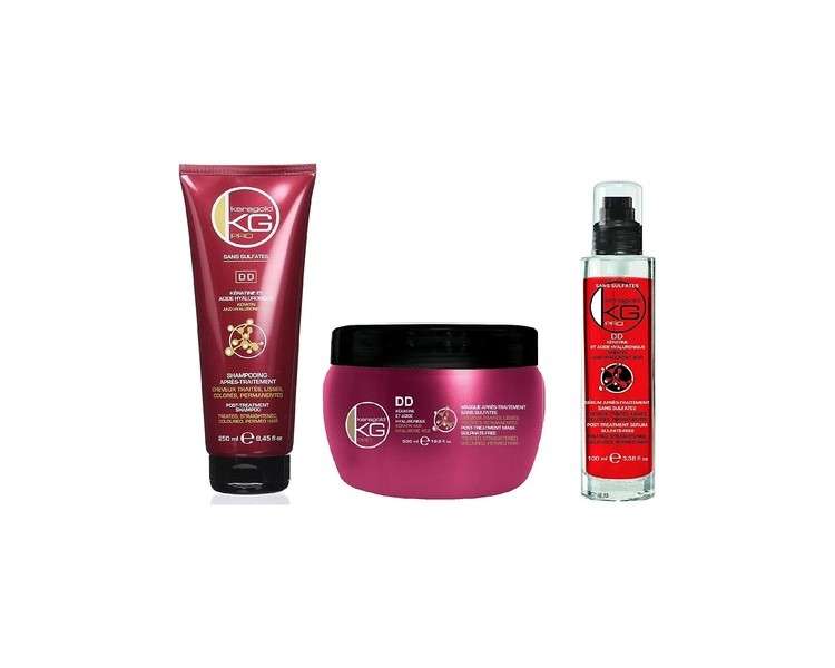 Keragold Keratin and Hyaluronic Acid Sulfate-Free Treatment - 3 Units