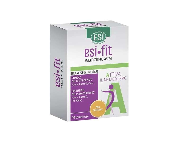 ESI FIT ACTIVA with Caffeine 40 Tablets