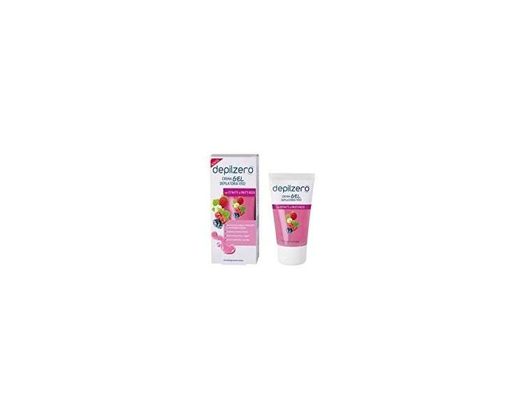 Depilatory Face Gel Cream with Red Fruit Extracts 50ml