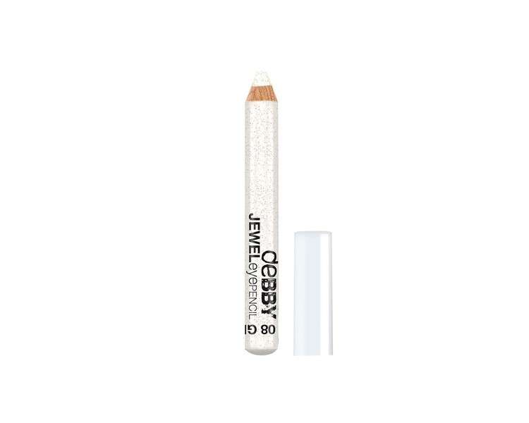 DEBBY Mega 08 White Glitter Eye Pencil Cosmetic Product