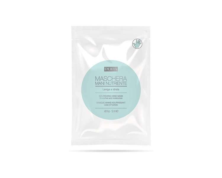 Pupa Mask Nutrient Hands and Smoothing in Soaked Fabric 12ml