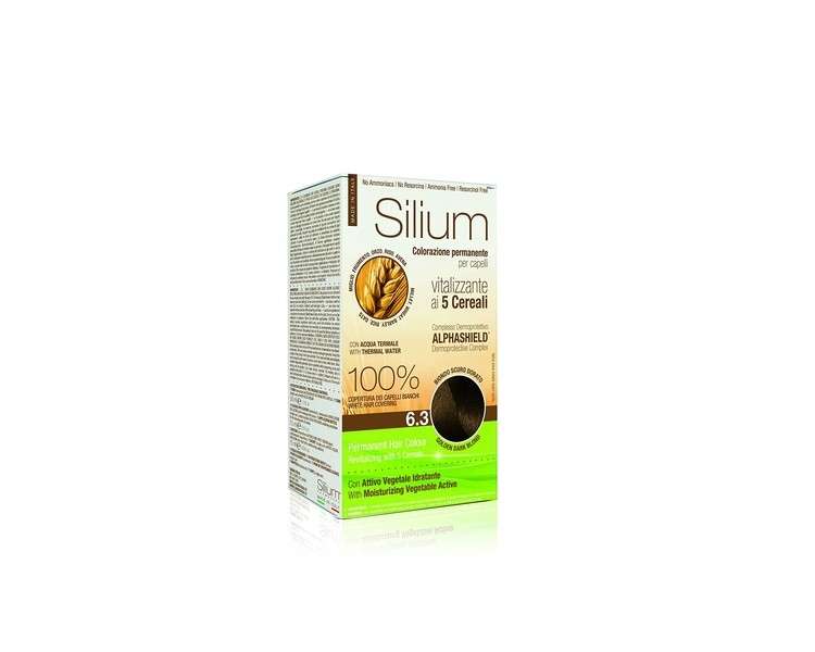 Silium Permanent Hair Color Dark Blonde Golden 6.3 - 187g