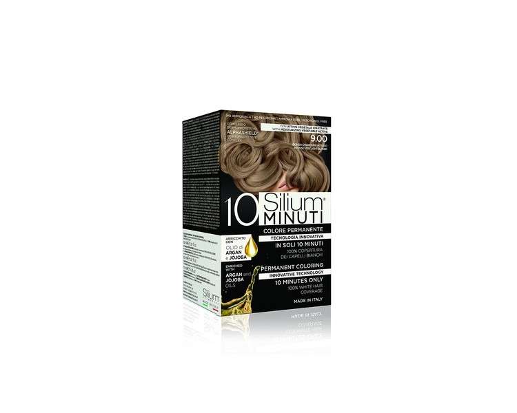 SILIUM 10 Minute Color 9.0 Very Clear Intense Blonde Hair Dye - Biondo Chiarissimo Intenso 9.0