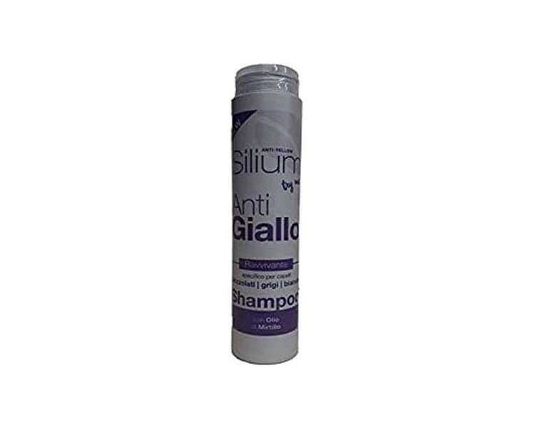 SILIUM Antigiallo Shampoo with Blueberry Oil for Hair Care 250ml