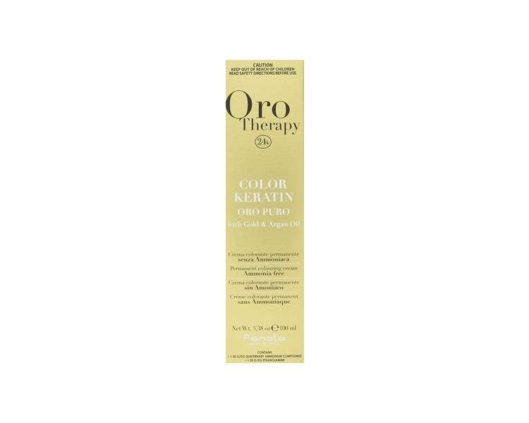 Fanola Oro Therapy Color Keratin Puro 9.1 Ash Blonde 100ml