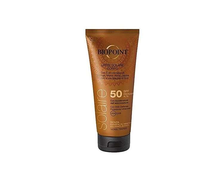 Biopoint Sunscreen Body Lotion LSF 50 200ml