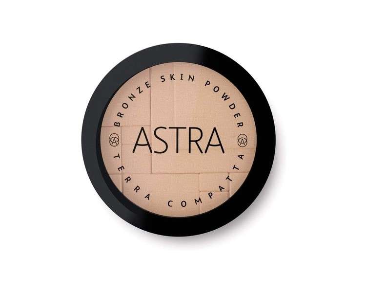 Astra Make-Up Bronze Skin 21 Sunny Compact Powder Foundation - Sabbia