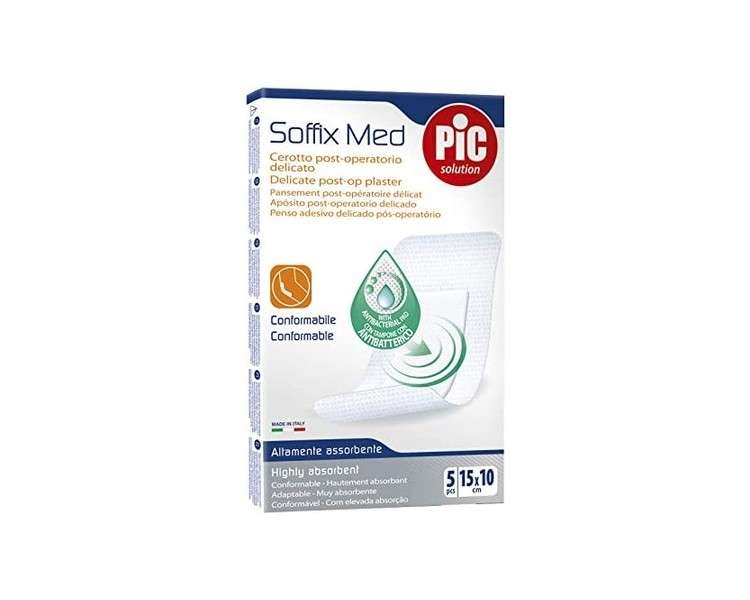 Soffix Med Delicate Post-Operative Adhesive Bandage 1 Piece 15x10cm