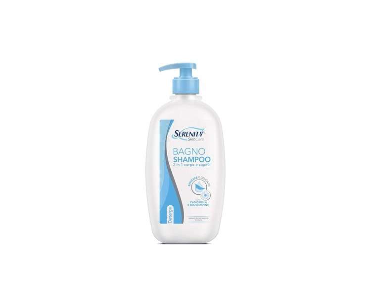 Serenity Spa 2 in 1 Body/Hair Bath Shampoo 500ml 300g