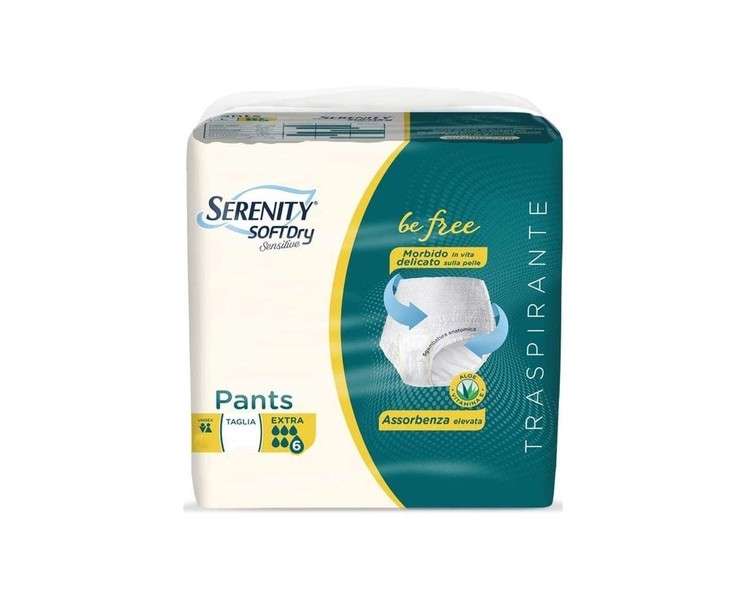 Serenity Soft Dry Sensitive Be Free Pannoloni Pants Size M 14 Pants