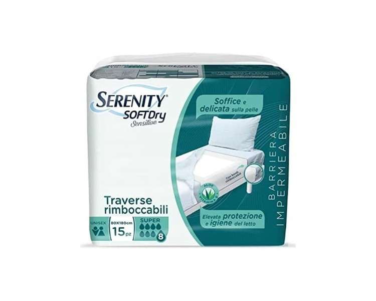 Serenity Soft Dry Sensitive Super 80x180cm - Pack of 15