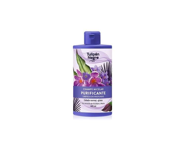 Tulipan Negro Purifying Micellar Shampoo with Mint Extract and Eucalyptus 13.50 fl oz