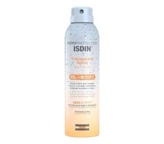 ISDIN Fotoprotector Transparent Spray Wet Skin SPF30 Body Protection 250ml