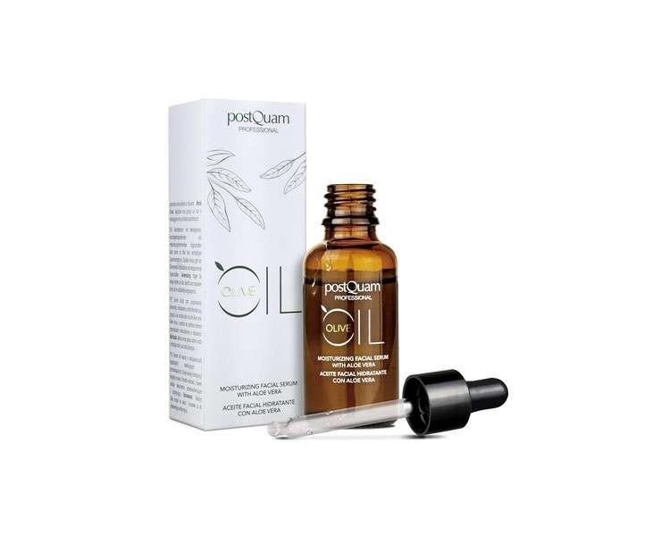 Postquam Olive Anti Aging Face Oil Serum with Olive Oil and Aloe Vera 30ml