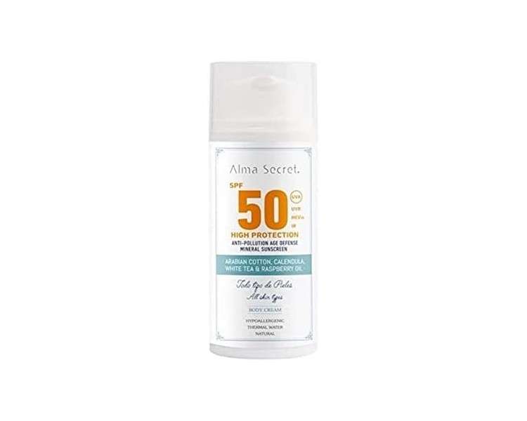 Alma Secret Body Cream with High Sun Protection SPF 50 200ml