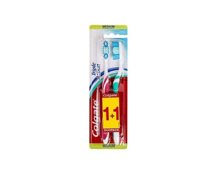 Colgate Toothbrush Triple Action 2 medium pcs