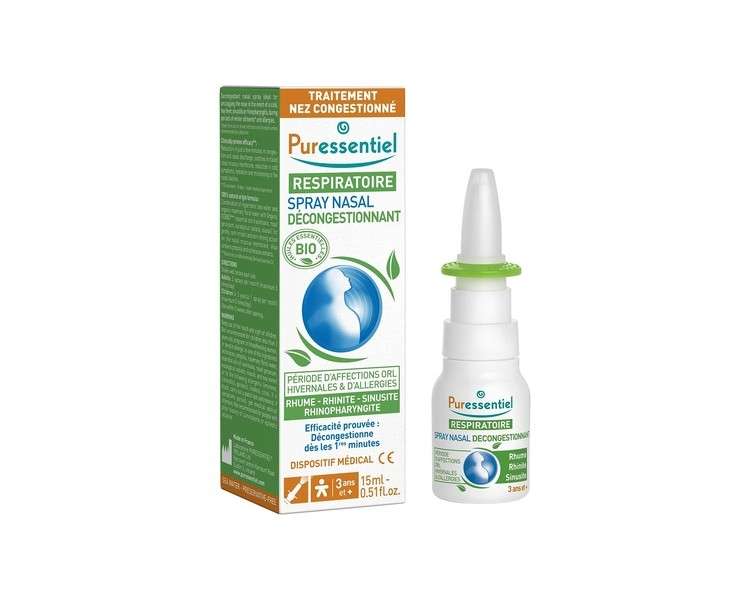 Puressentiel Respiratory Bio Hypertonic Nasal Spray 15ml