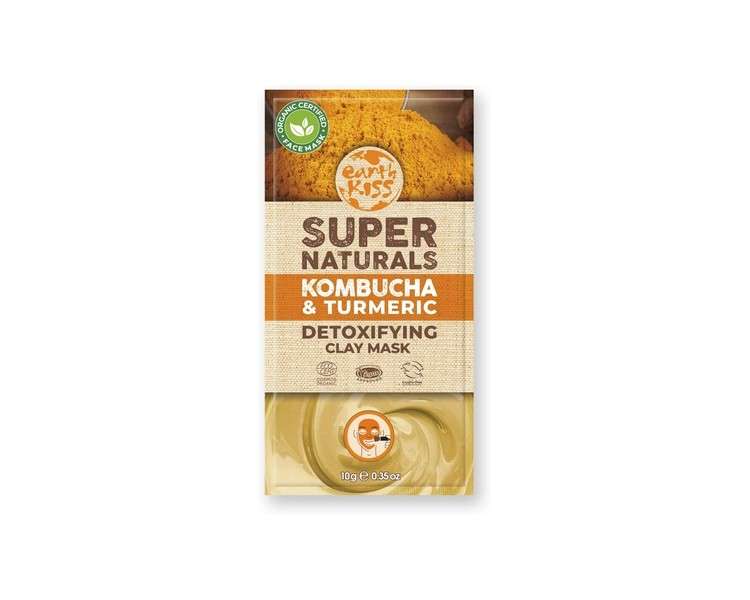 Earth Kiss Super Naturals Detoxifying Kombucha and Turmeric Clay Mask 10g