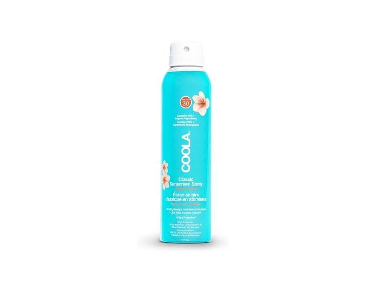 Coola Classic Body Sun Cream Spray Broad Spectrum UVA/UVB Protection Sunscreen