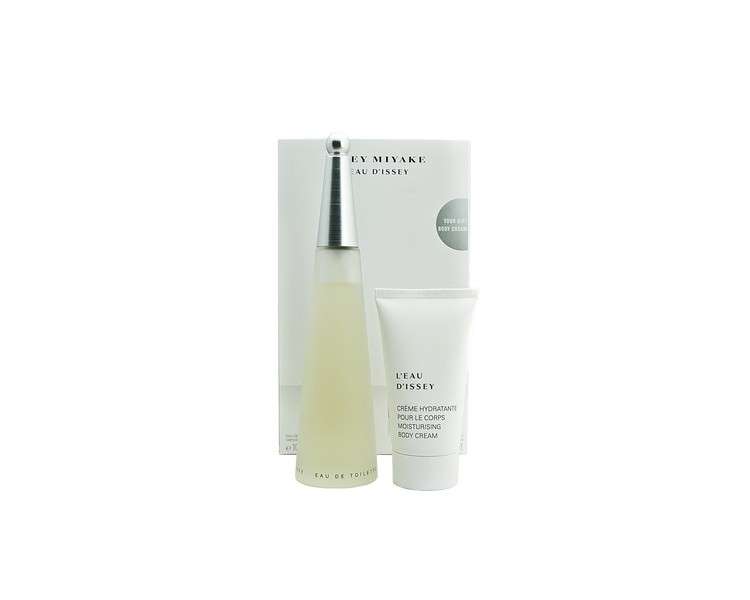 Issey Miyake L'eau D'issey Gift Set for Women EDT Spray and Moisturizing Body Cream