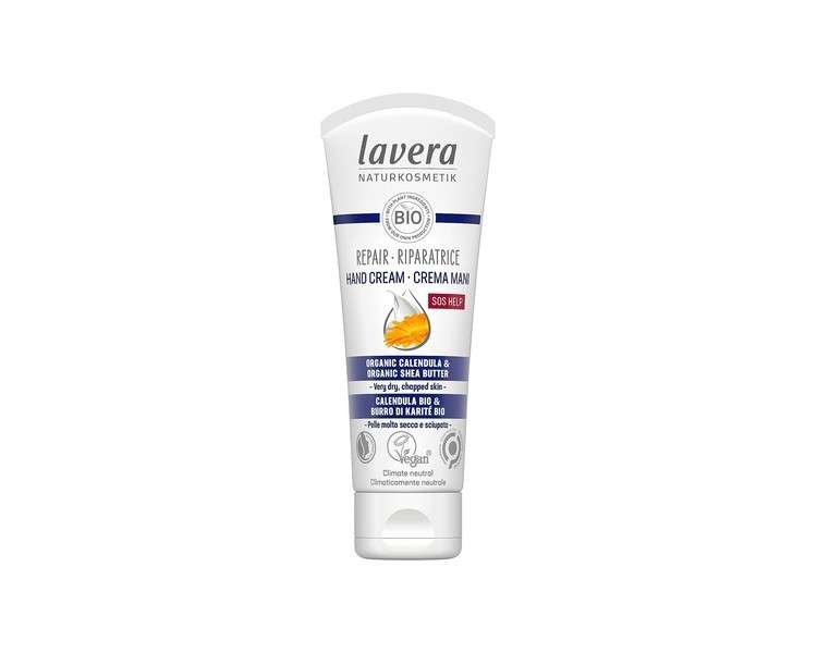 Lavera Repair Hand Cream Organic Calendula and Organic Shea Butter 75ml