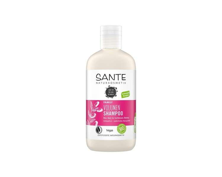 SANTE Naturkosmetik Bio-Goji & Colorless Henna Volumizing Shampoo 250ml