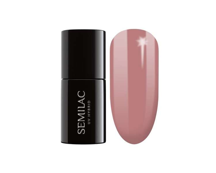 Semilac Business Line Nude Red UV Hybrid Nail Polish 7ml