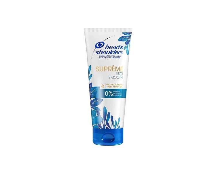 Head & Shoulders Hair & Scalp Conditioner With Argan Oil, Supreme Smooth 220ml