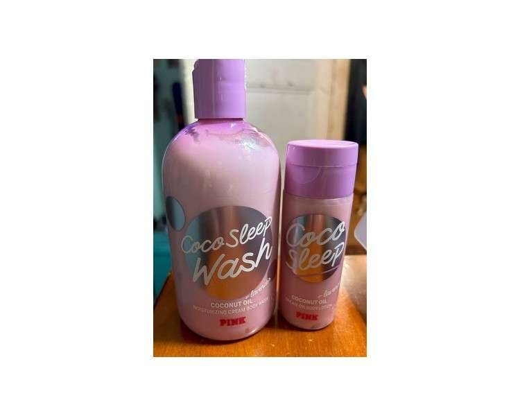 Victoria's Secret Pink Coco Body Lotion 3 fl oz & Cream Body Wash 12 oz