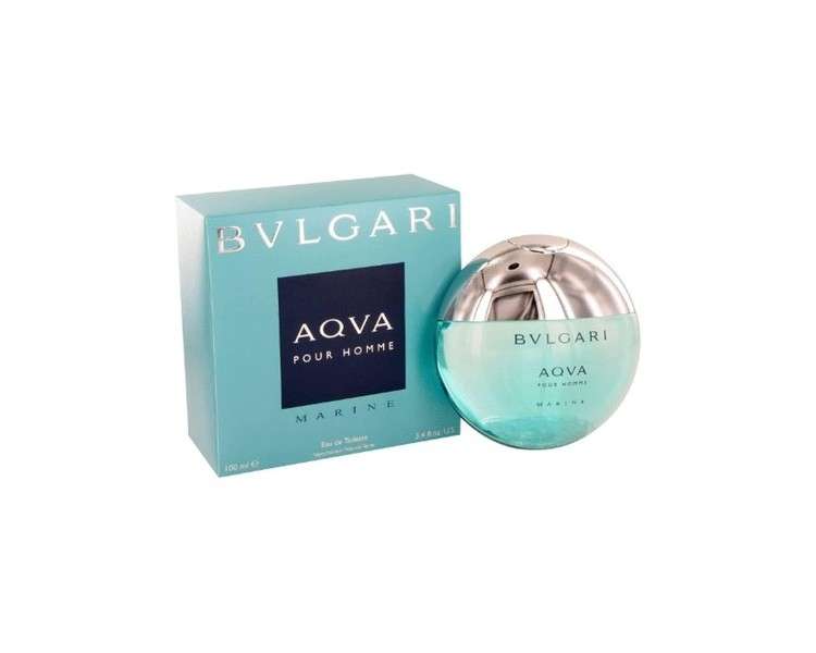 Bvlgari Aqva Pour Homme Marine Eau De Toilette Spray 100ml Men's Perfume