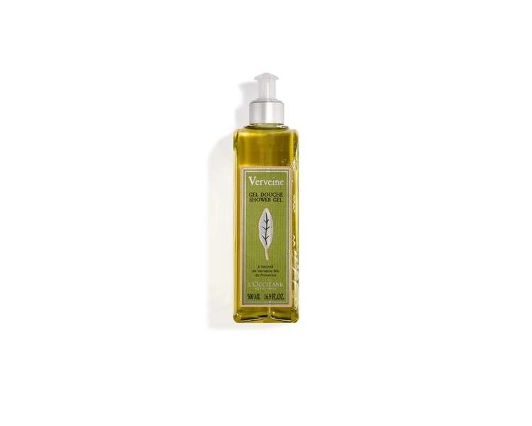 L'Occitane Invigorating and Refreshing Verbena Shower Gel Uplifting Lemon Fragrance Organic Verbena Extract Made in France