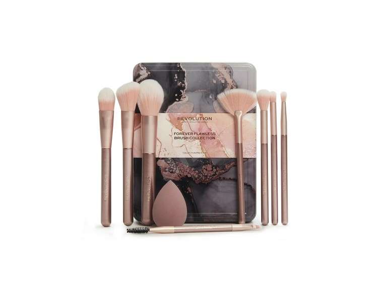 Makeup Revolution Forever Flawless Brush Collection Gift Set - New & Original!