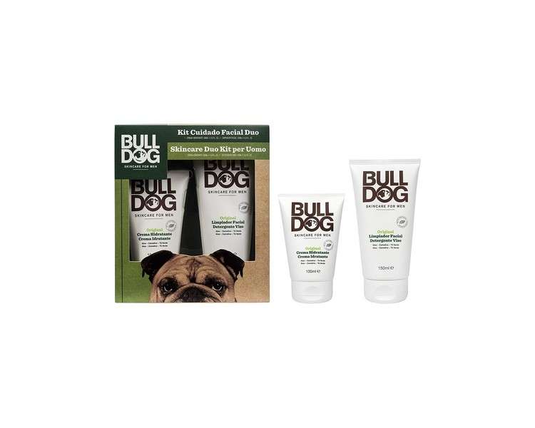 Bulldog Original Facial Cleanser 150ml + Moisturizer 100ml Gift Set