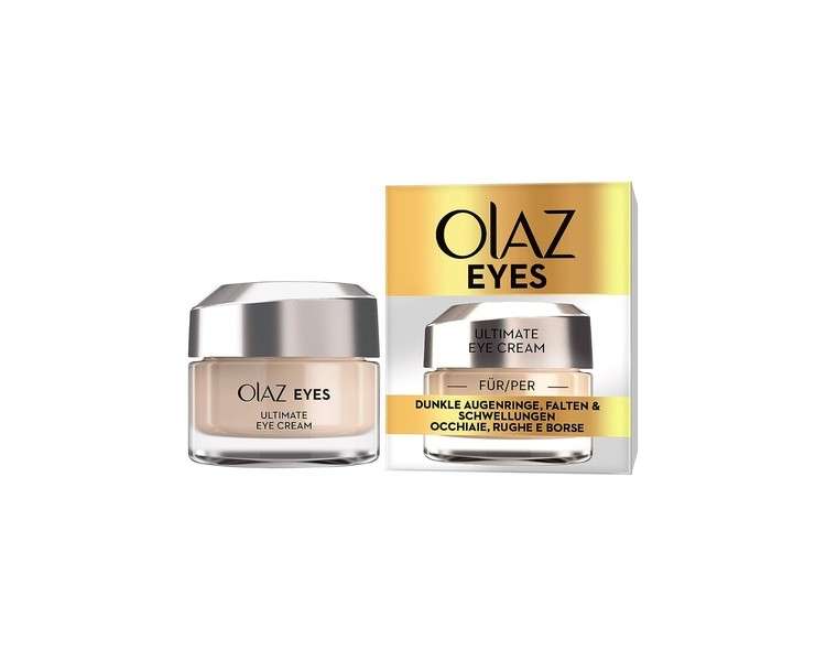 Olaz Eyes Ultimate Eye Cream for Dark Circles, Wrinkles & Puffiness 15ml