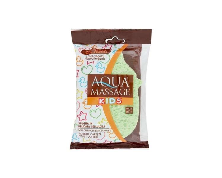 Pema Aqua Massage Sponge for Kids made of Pure Cellulose - Assorted Models and Colors