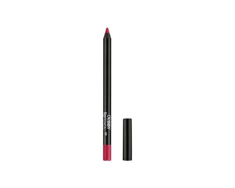 DEBBY Lip Pencil 05 Wp Cherry Pencil Lips Makeup and Cosmetic