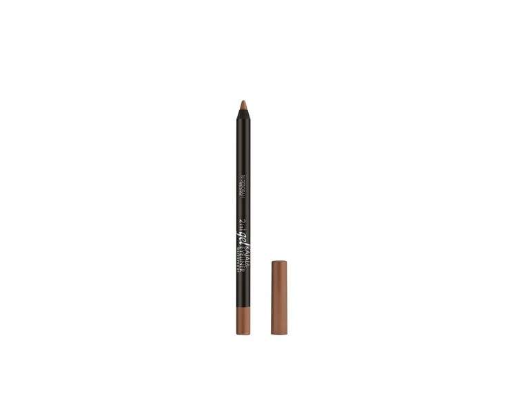 Deborah Milano 2-In-1 Gel Kajal and Eyeliner Bronze 1.4g