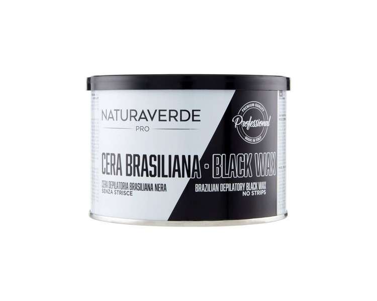 Naturaverde Brazilian Hair Removal Wax Black Soluble 400ml