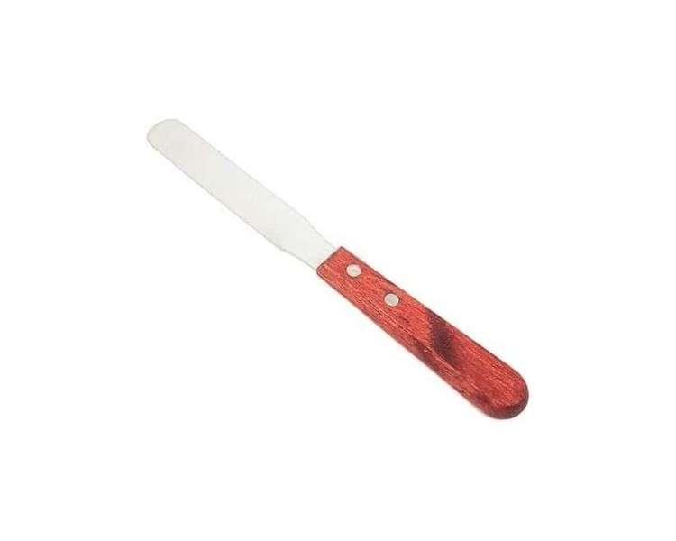 Steel Wax Spatula for Hair Removal with Wooden Handle