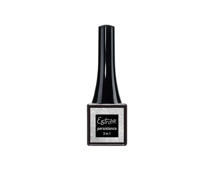 Estrosa Gel Nail Polish 3 in 1 Courmayeur Silver 100g