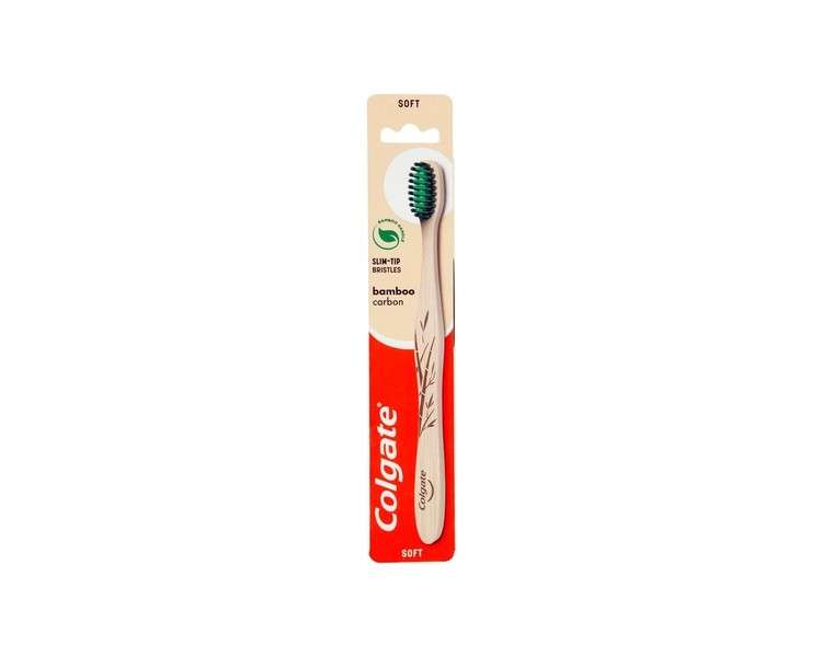 Colgate Bamboo Carbon Toothbrush Soft 1 Count