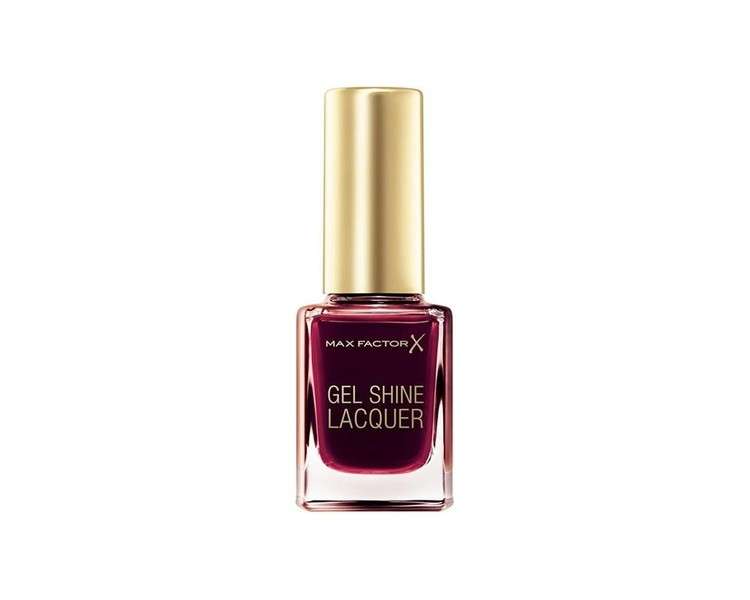 Max Factor Varnish Gel Shine Nail Polish 11ml 60 Sheen Merlot