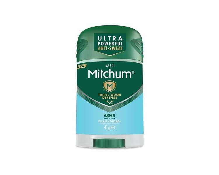 Mitchum Men Triple Odor Defense Deodorant Stick & Antiperspirant Clean Control 41g