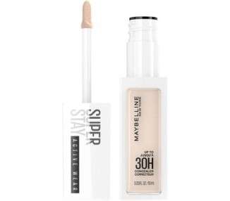 Maybelline L'Oreal SuperStay Active Wear Concealer Up to 30H Full Coverage Matte 10 Fair Off White 10 Fair