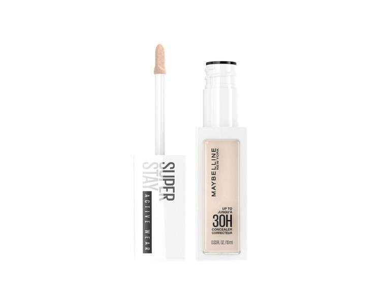 Maybelline L'Oreal SuperStay Active Wear Concealer Up to 30H Full Coverage Matte 10 Fair Off White 10 Fair