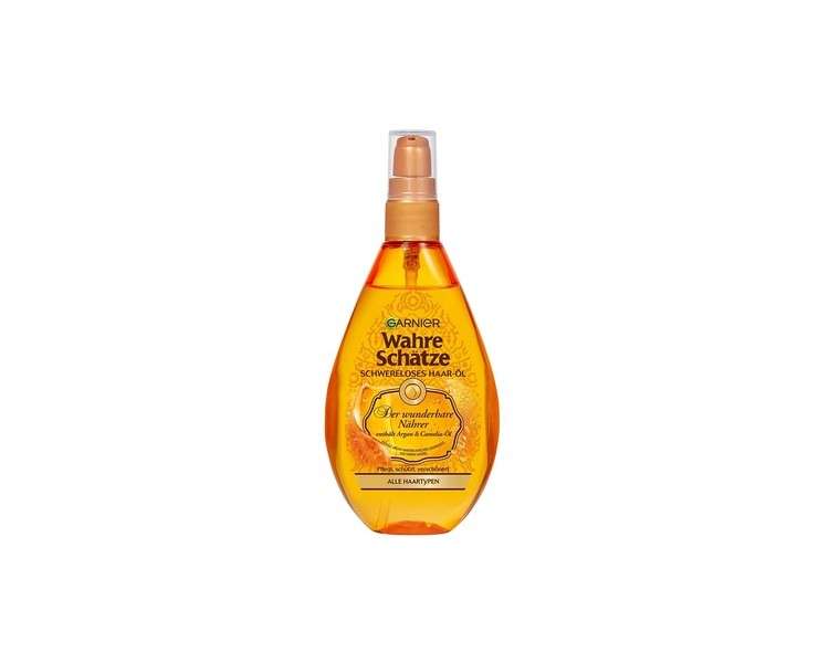 Garnier Wahre Schätze Hair Oil with Nourishing Argan Oil for More Shine and Smoothness 150ml